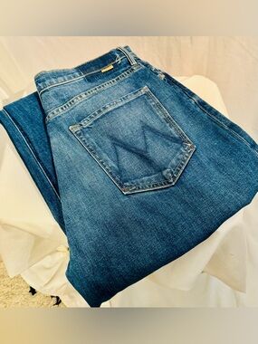 MOTHER SUPERIOR Blue Denim Jeans CUT#715091 in perfect condition
